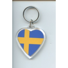 Heart Key Ring - Sweden